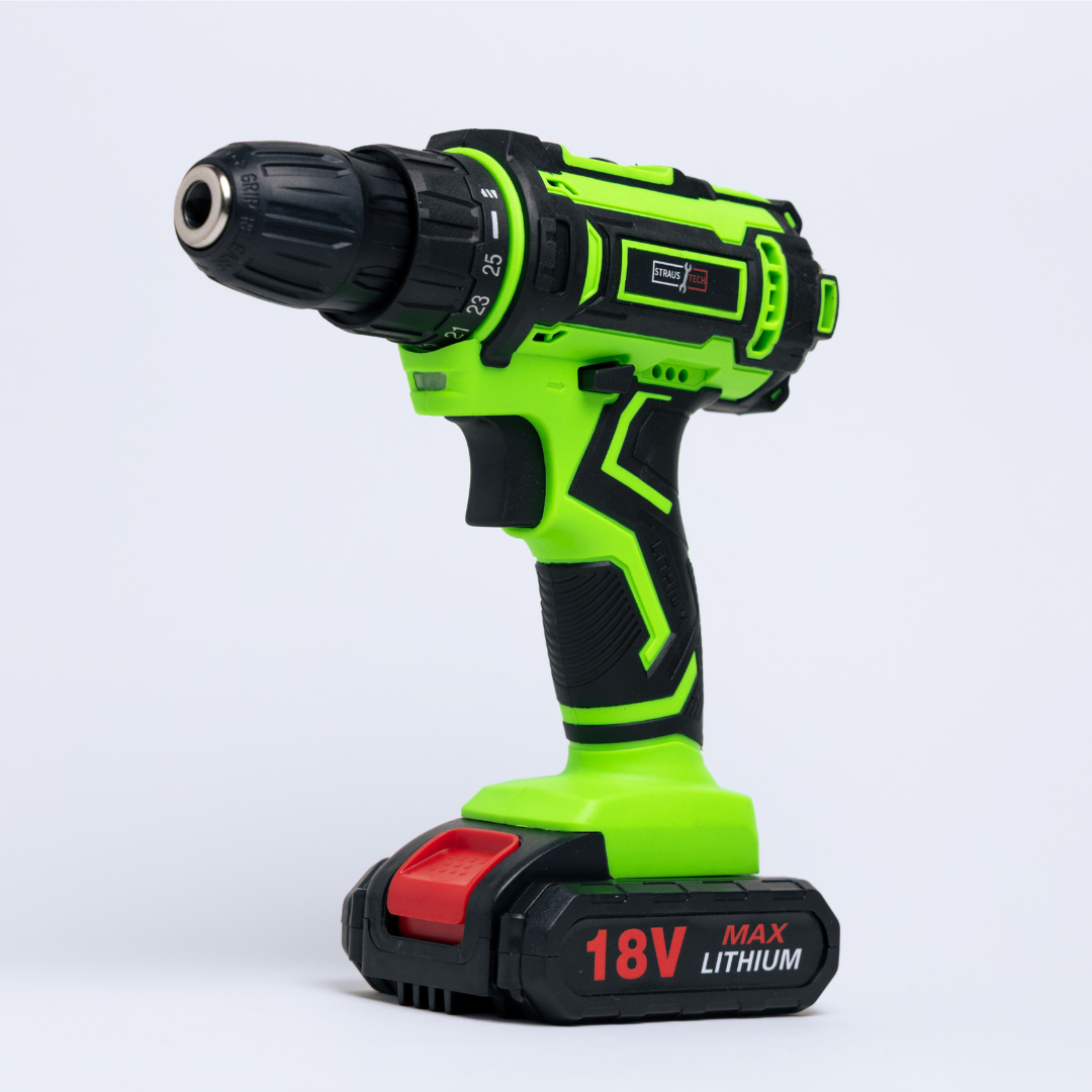 AKU BUŠILICA 18V SA 2 BATERIJE | STRAUSTECH
