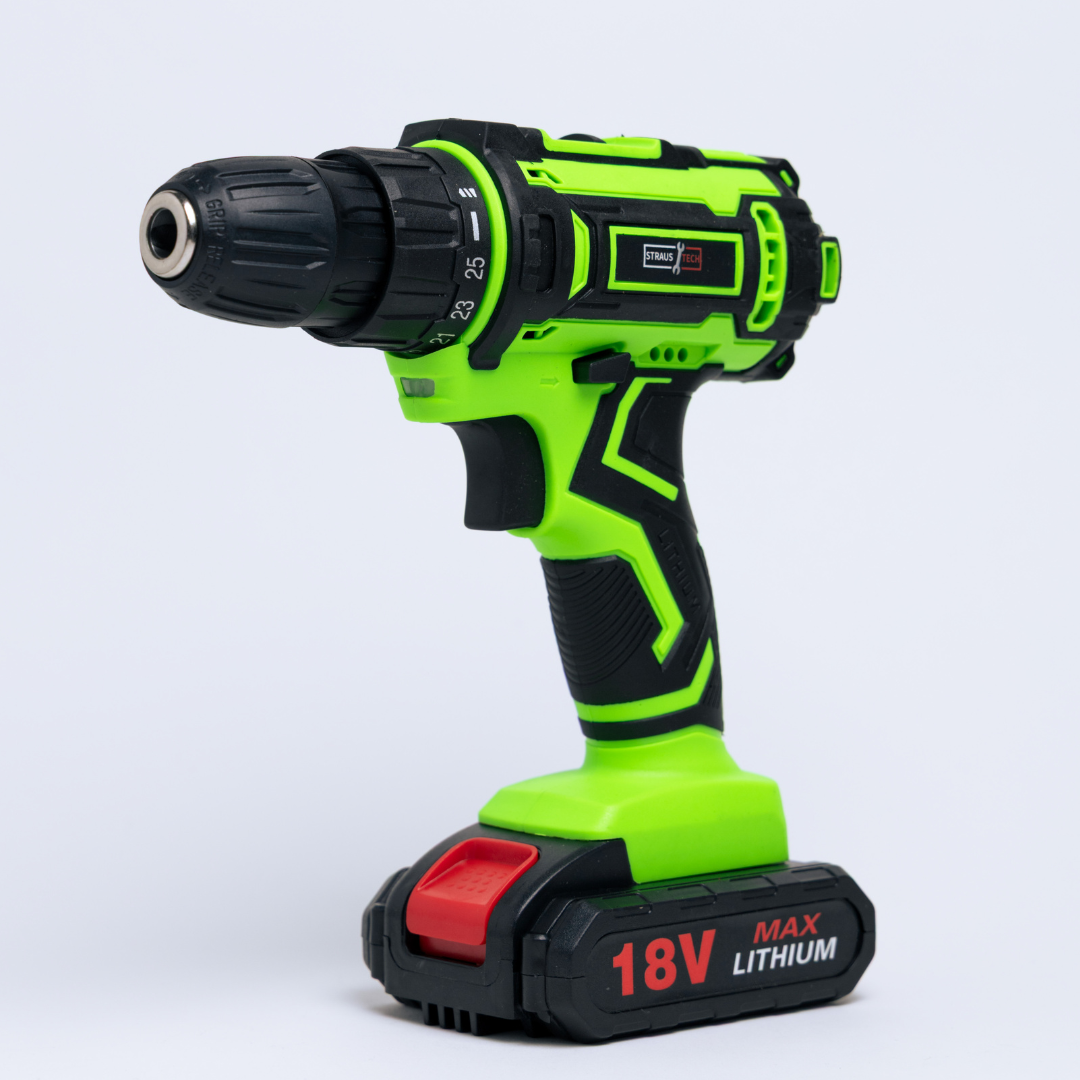 AKU BUŠILICA 18V SA 2 BATERIJE | STRAUSTECH