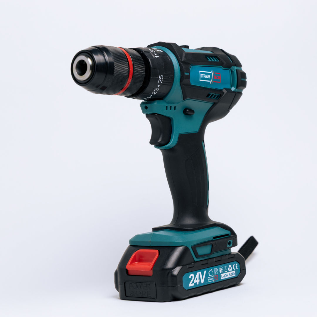 UDARNA BUŠILICA S METALNOM GLAVOM 24V | STRAUSTECH