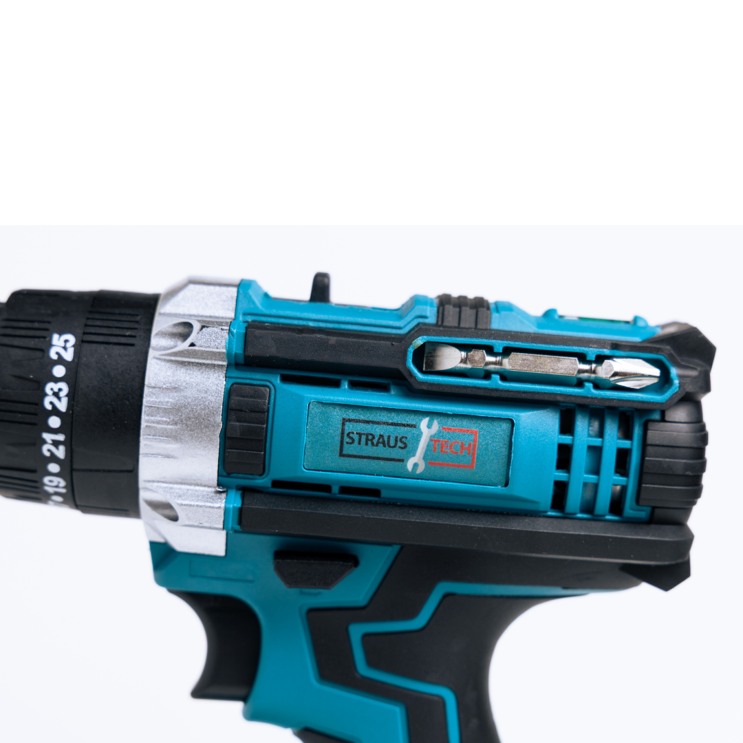 Set 4 u 1, bušilica, odvijač, brusilica | STRAUSTECH