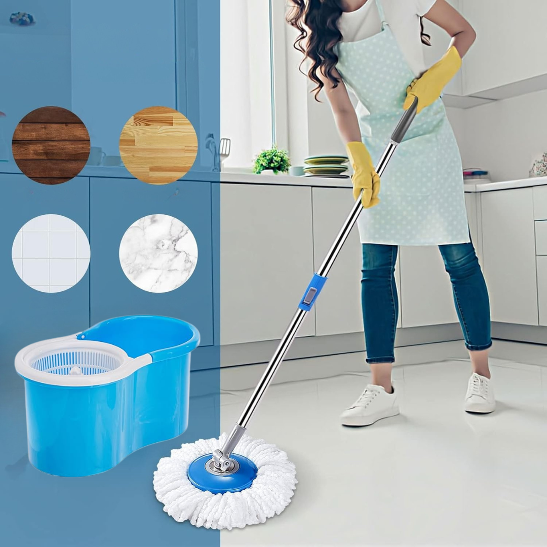 Set za Čišćenje – Mop s Kantom i Mehanizmom za Cijeđenje