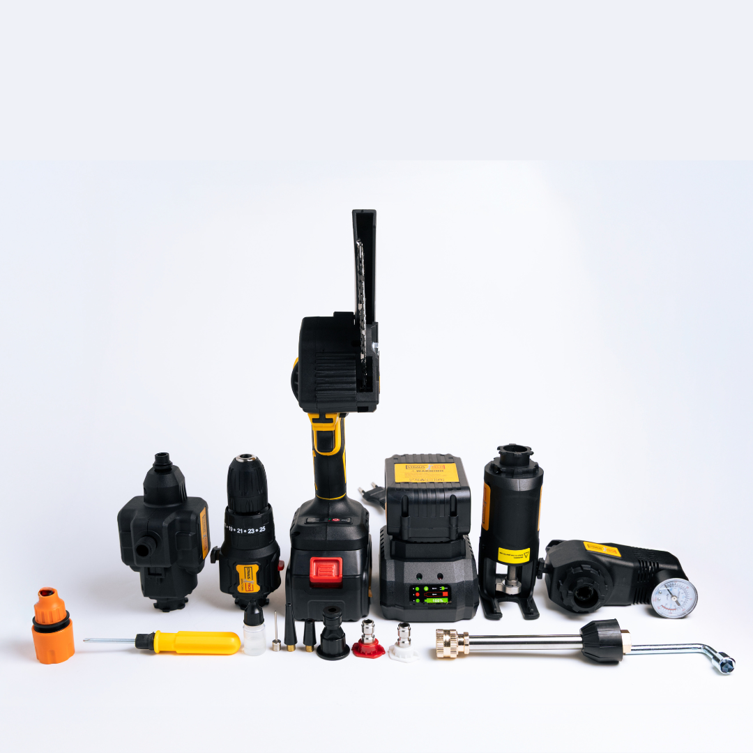 Aku set 5u1 sa koferom i dodacima | STRAUSTECH