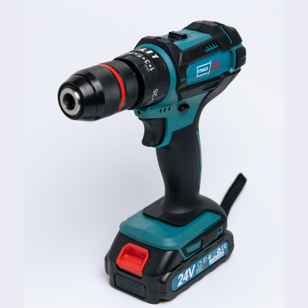 UDARNA BUŠILICA S METALNOM GLAVOM 24V | STRAUSTECH