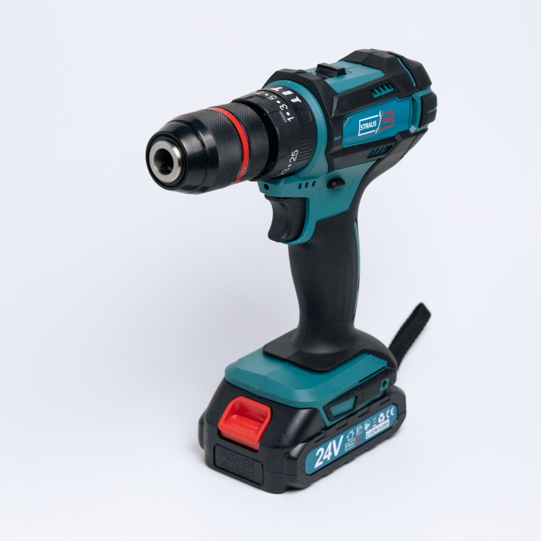 UDARNA BUŠILICA S METALNOM GLAVOM 24V | STRAUSTECH