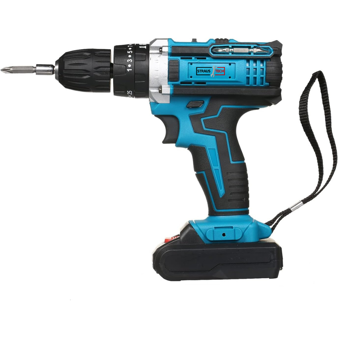 AKU BUŠILICA 21V (SET OD 28 KOMADA) X2 BATERIJA | STRAUSTECH