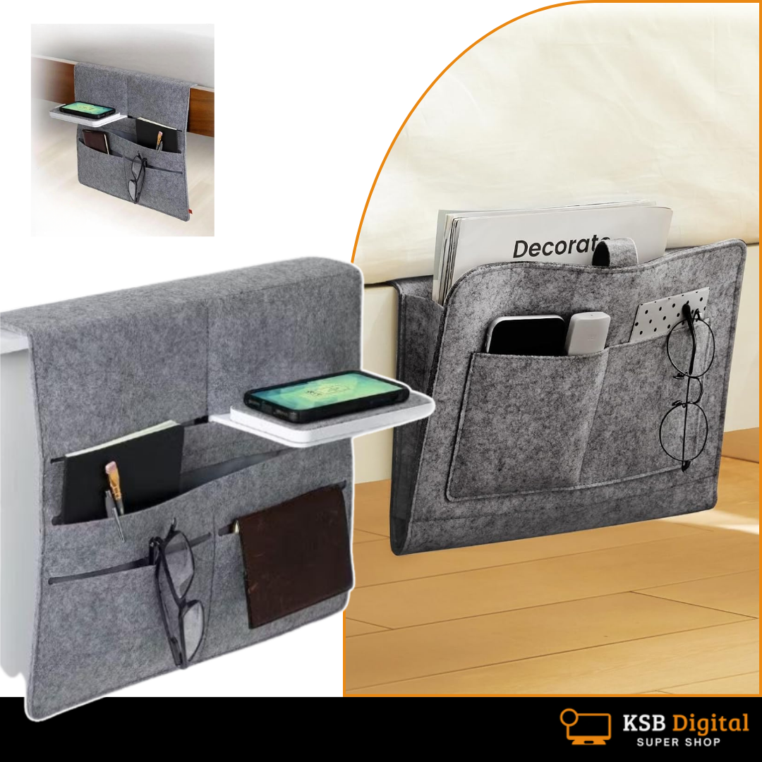 Držač za pribor s džepovima + bežični punjač | POCKETCHARGE