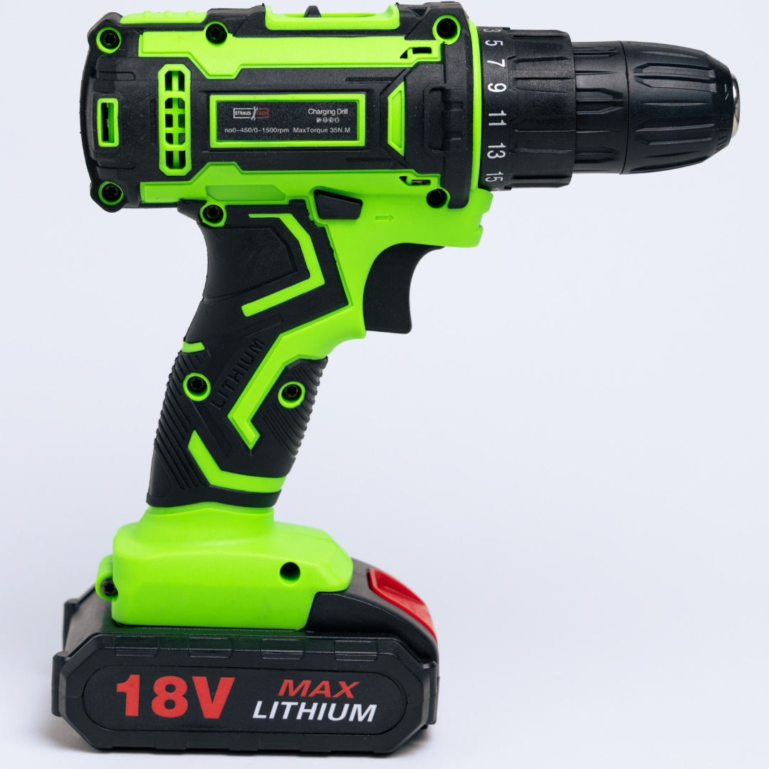 AKU BUŠILICA 18V SA 2 BATERIJE | STRAUSTECH