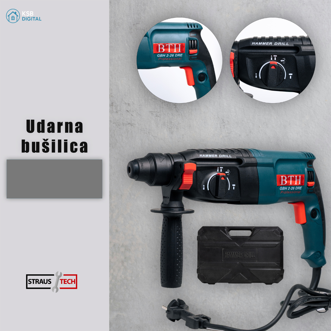 UDARNA BUŠILICA 1100W | STRAUSTECH