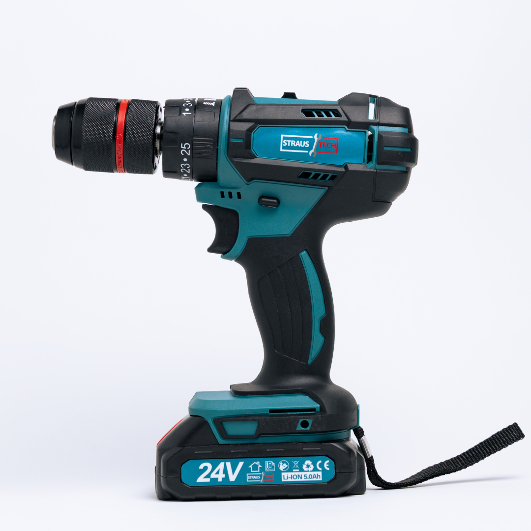 UDARNA BUŠILICA S METALNOM GLAVOM 24V | STRAUSTECH