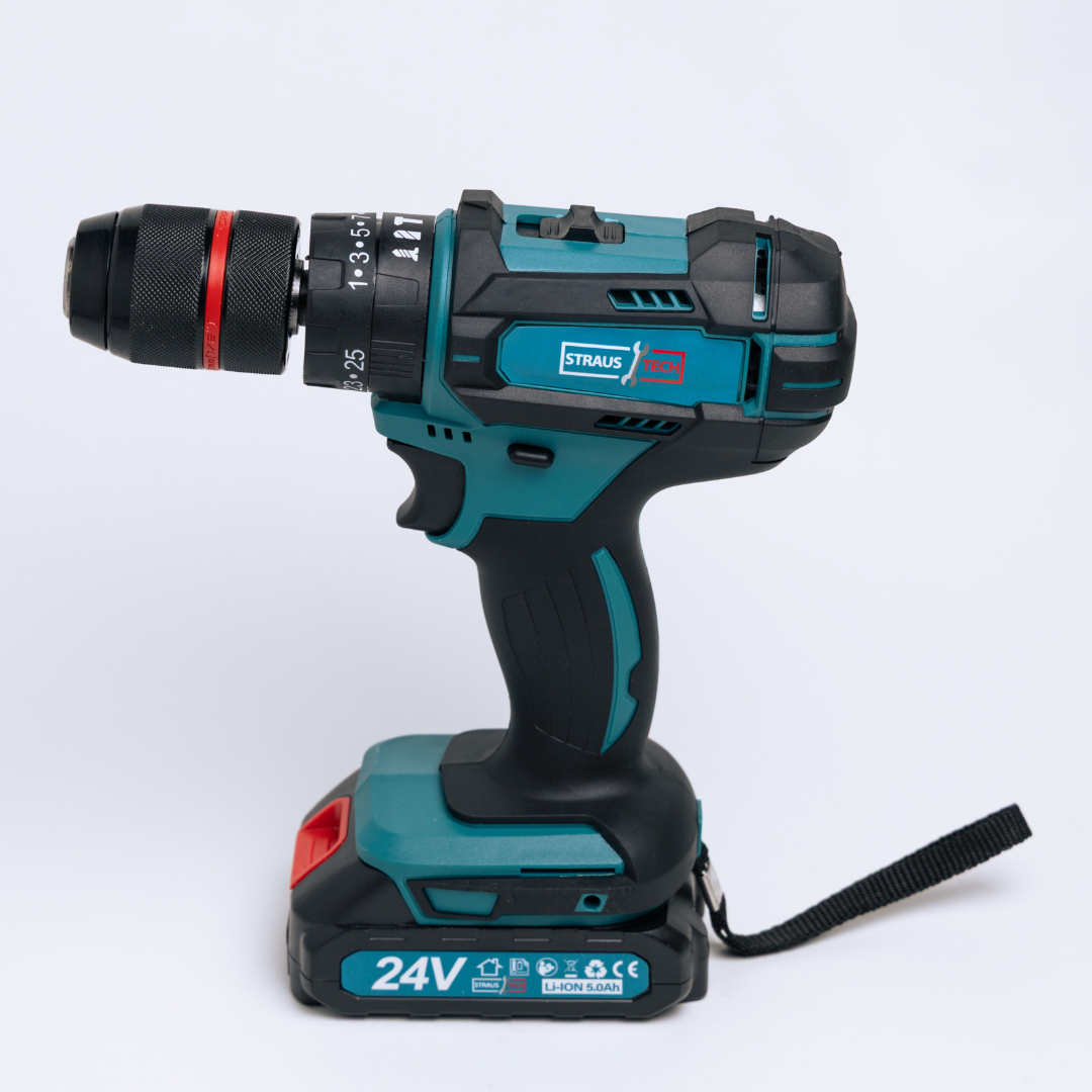 UDARNA BUŠILICA S METALNOM GLAVOM 24V | STRAUSTECH