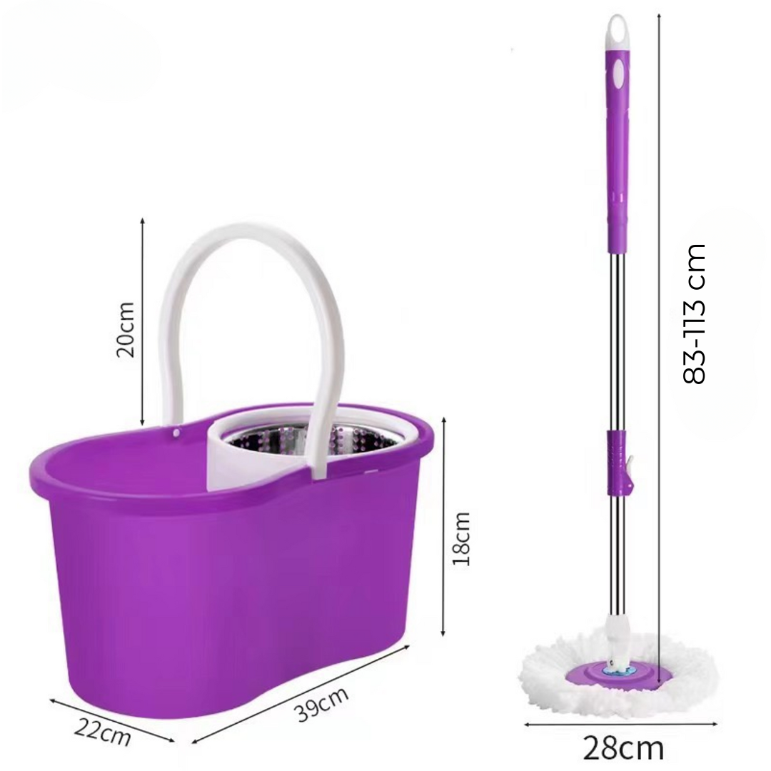 Set za Čišćenje – Mop s Kantom i Mehanizmom za Cijeđenje