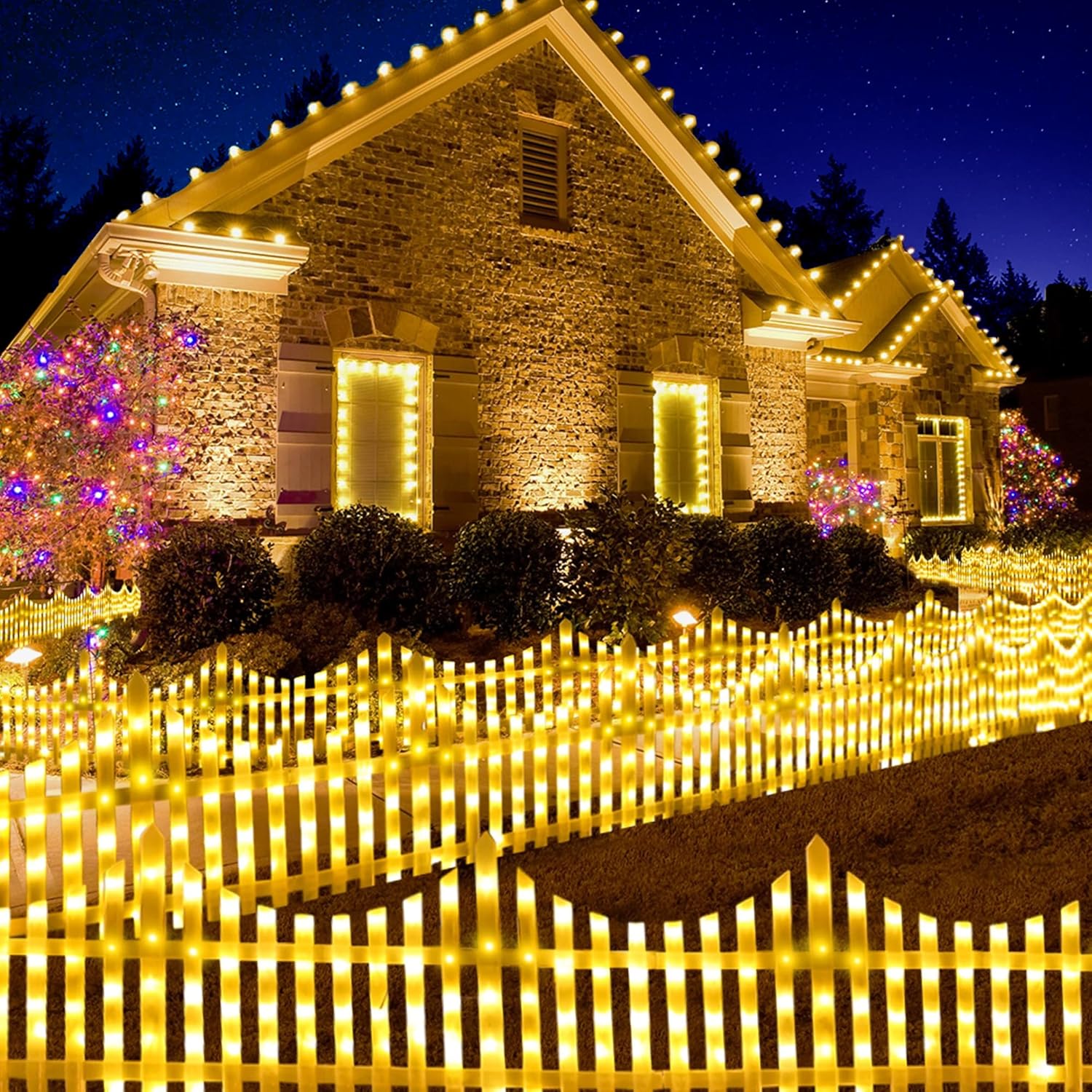 LED Božićna ograda