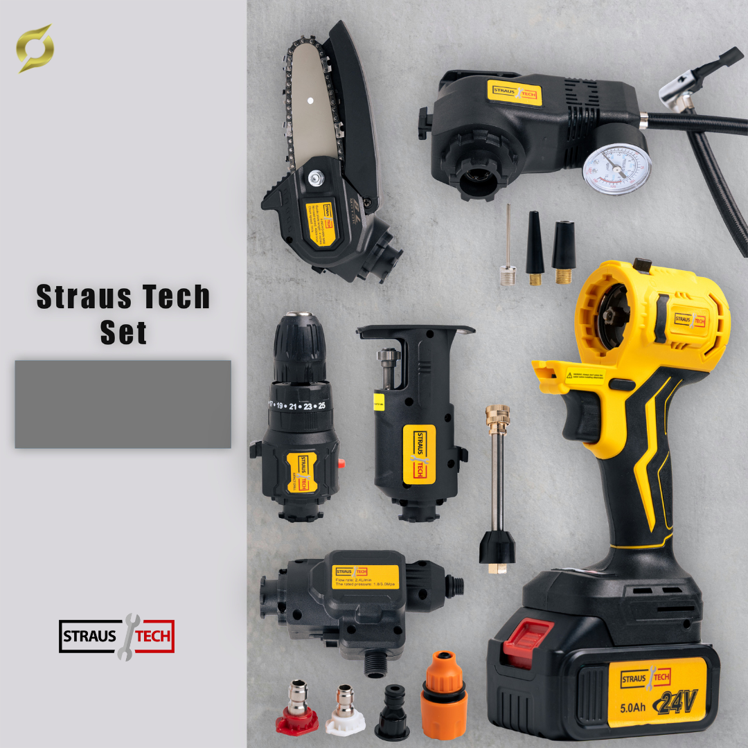 Aku set 5u1 sa koferom i dodacima | STRAUSTECH