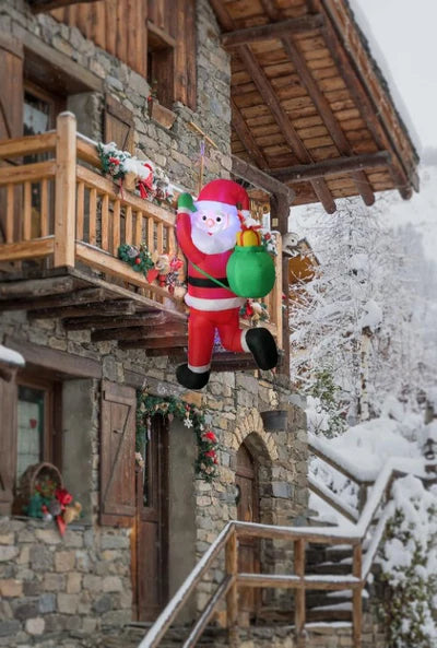 Djed Božićnjak na napuhavanje s vrećom 1.2m